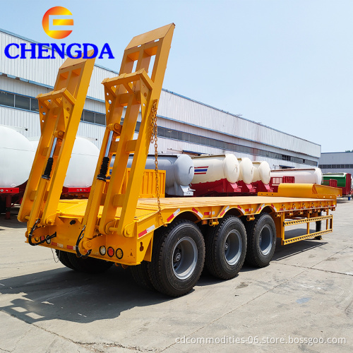 VENDITA CALDA NUOVA ASSLE A 3 ASSE ASSLE COPELECK 60 TON SEMI TRASI SEMIO LOWBOY LOWBET